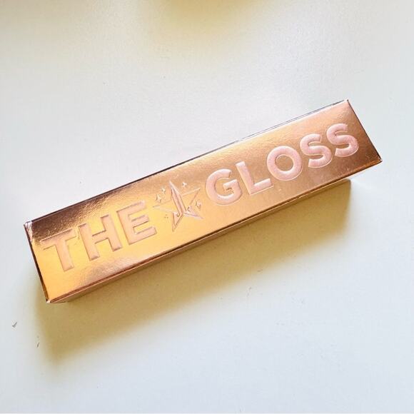 NEW JEFFREE STAR The Gloss Lip Color Silk Rope Nude Bronze Light Tint Glitter - Picture 10 of 10